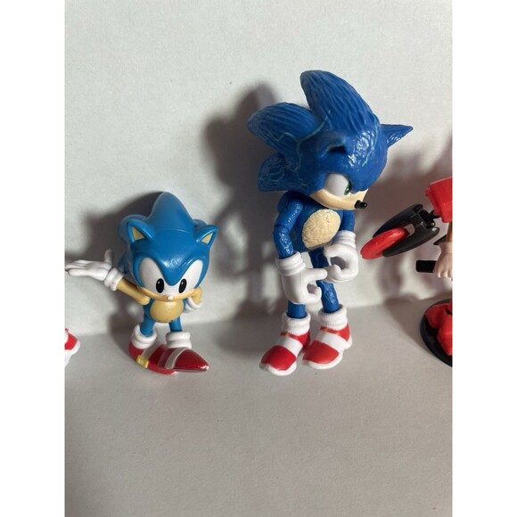 Lot Of 6 Mini Action Figures Sonic - Picture 3 of 10